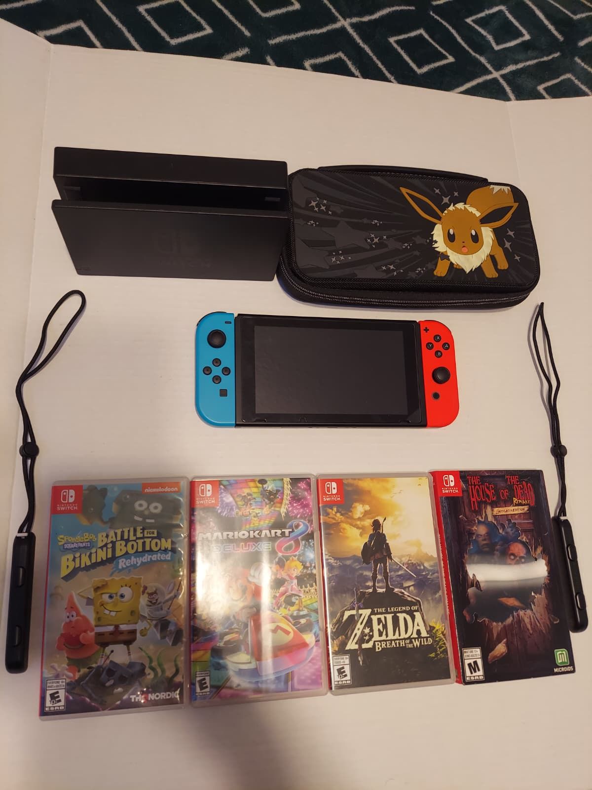 Nintendo Switch With 4 Games