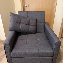 Reclining Couch Dark Gray