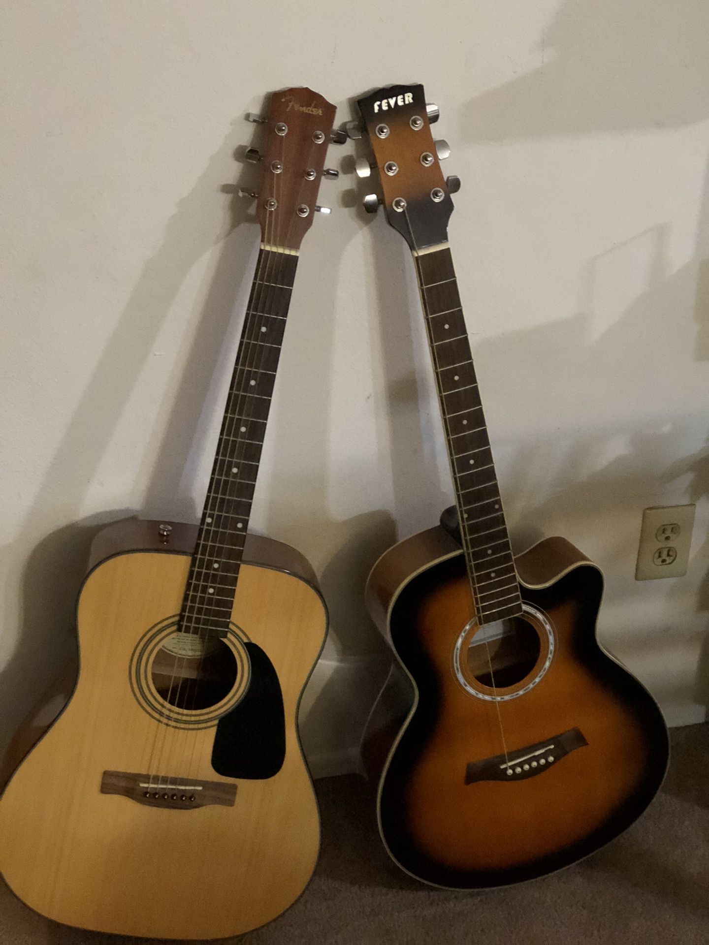 Guitars Fender And Fever Whith Piano 