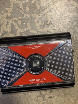 Dual 2 channel amp 460 watts