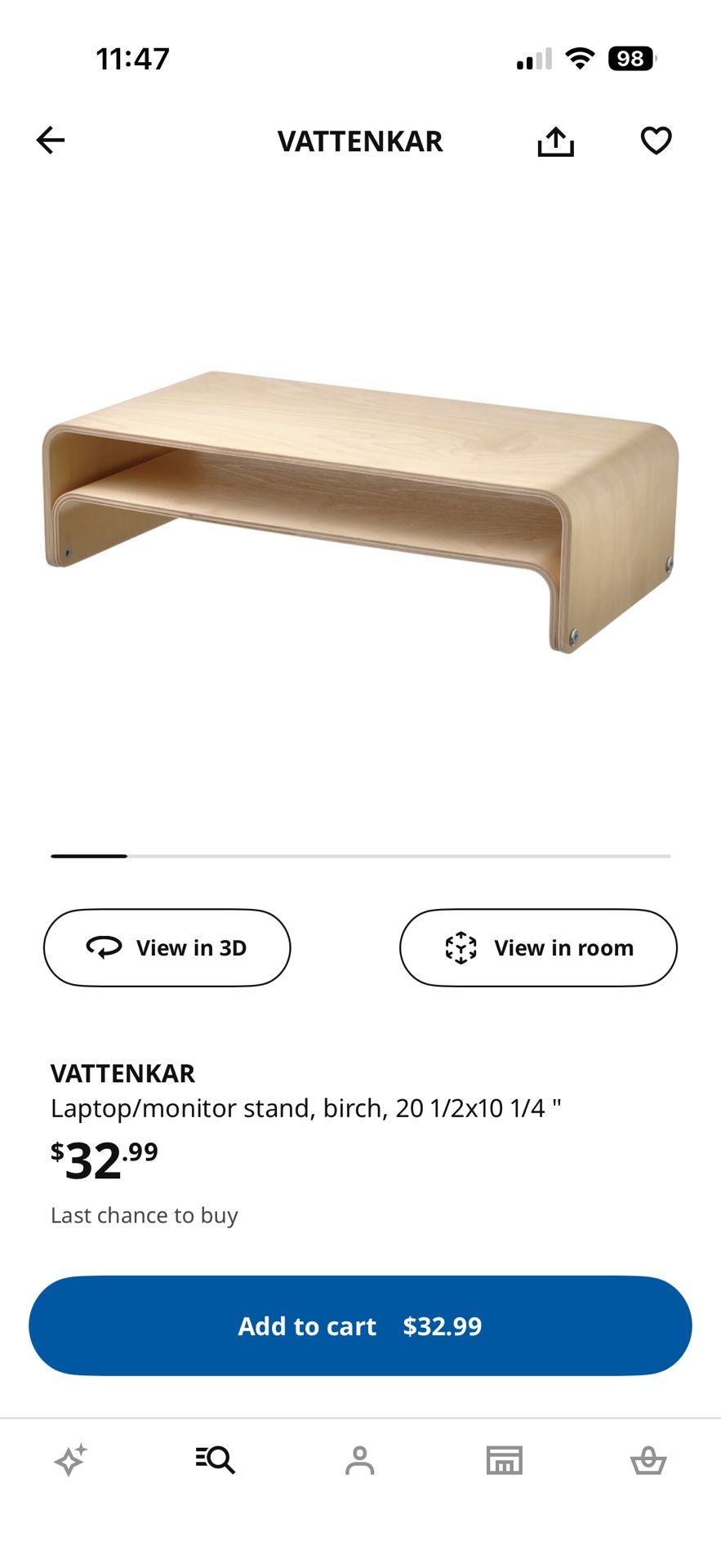 IKEA Monitor Laptop Monitor Stand
