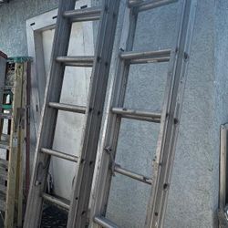 16 Ft $40 And 18 Ft $100 Ladders
