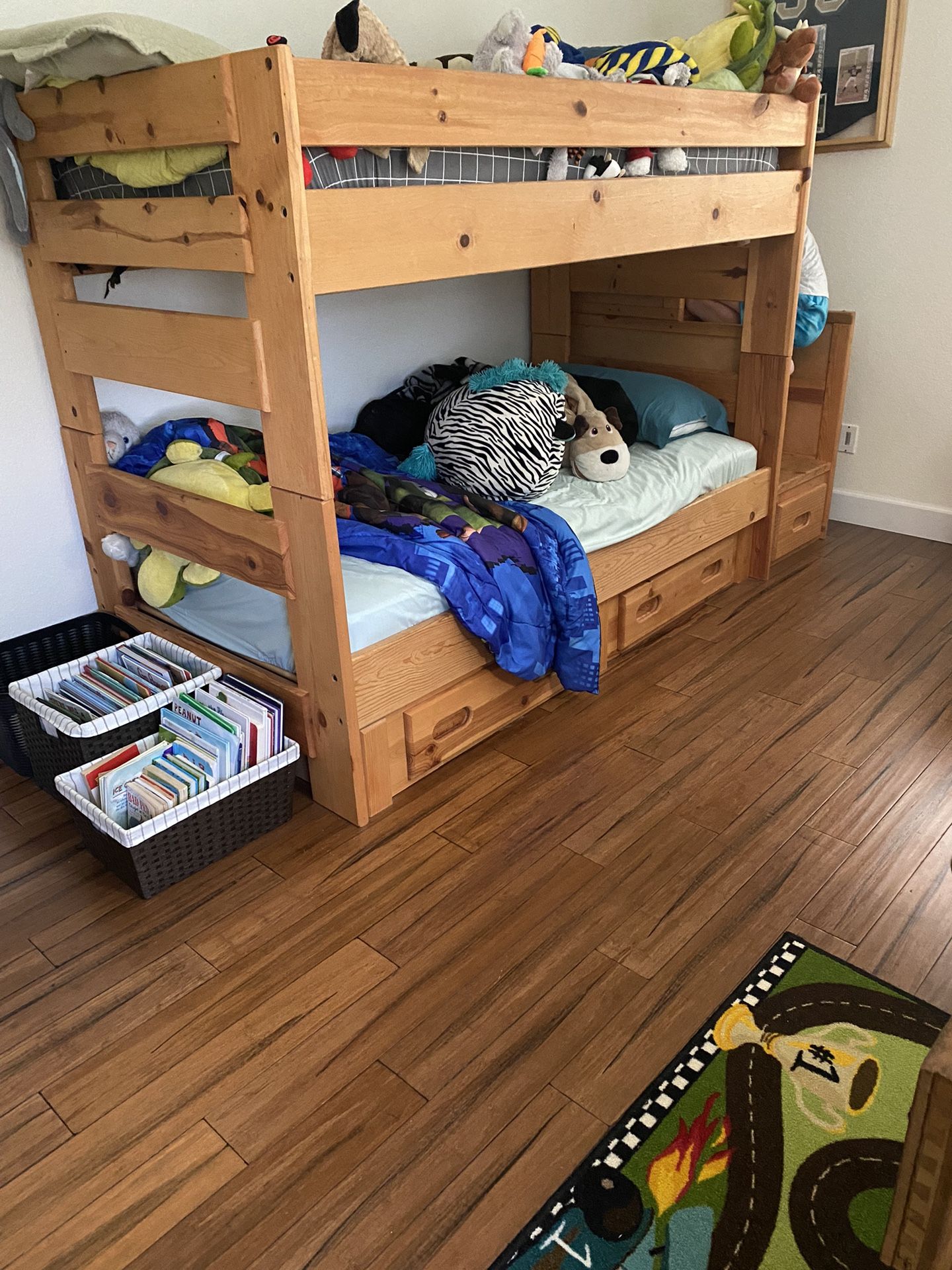 Twin Bunk Bed - Plus Storage