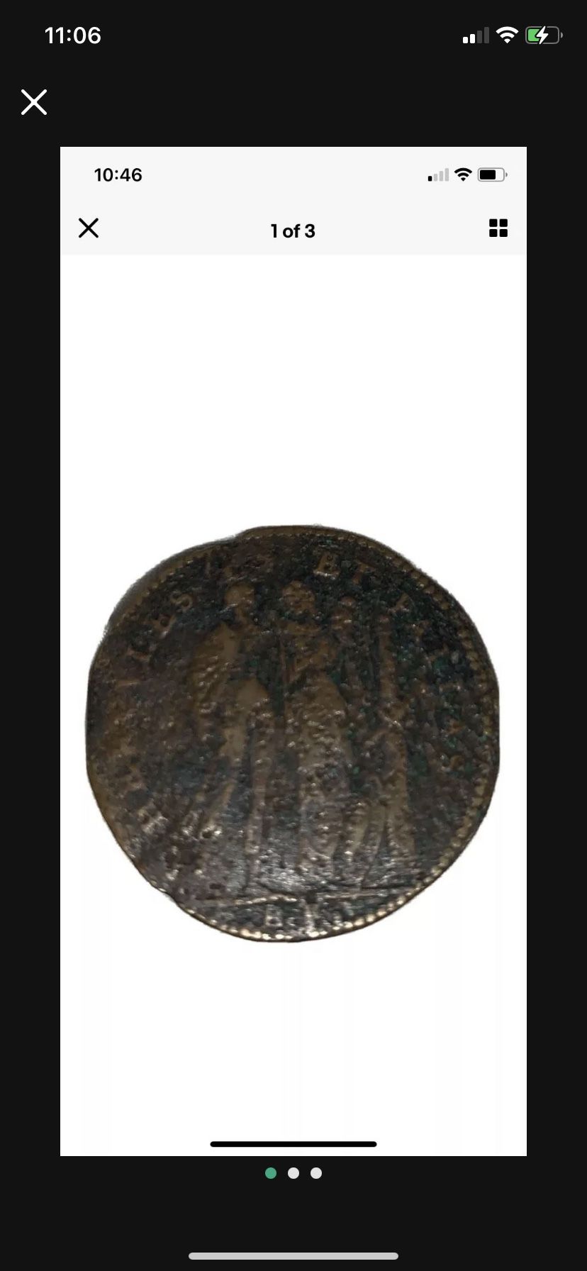 1515 French Coin  Hercules Et Palla Coin