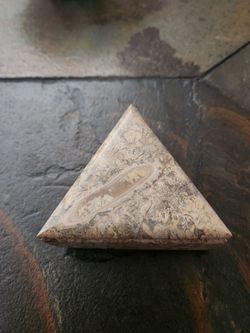 Beautiful Stone Triangle Trinket Box