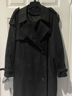 Black trenchcoat