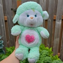 Vintage 1984 Kenner 80s Care Bears Cousins Gentle Heart Lamb 13" Plush Stuffed Animal