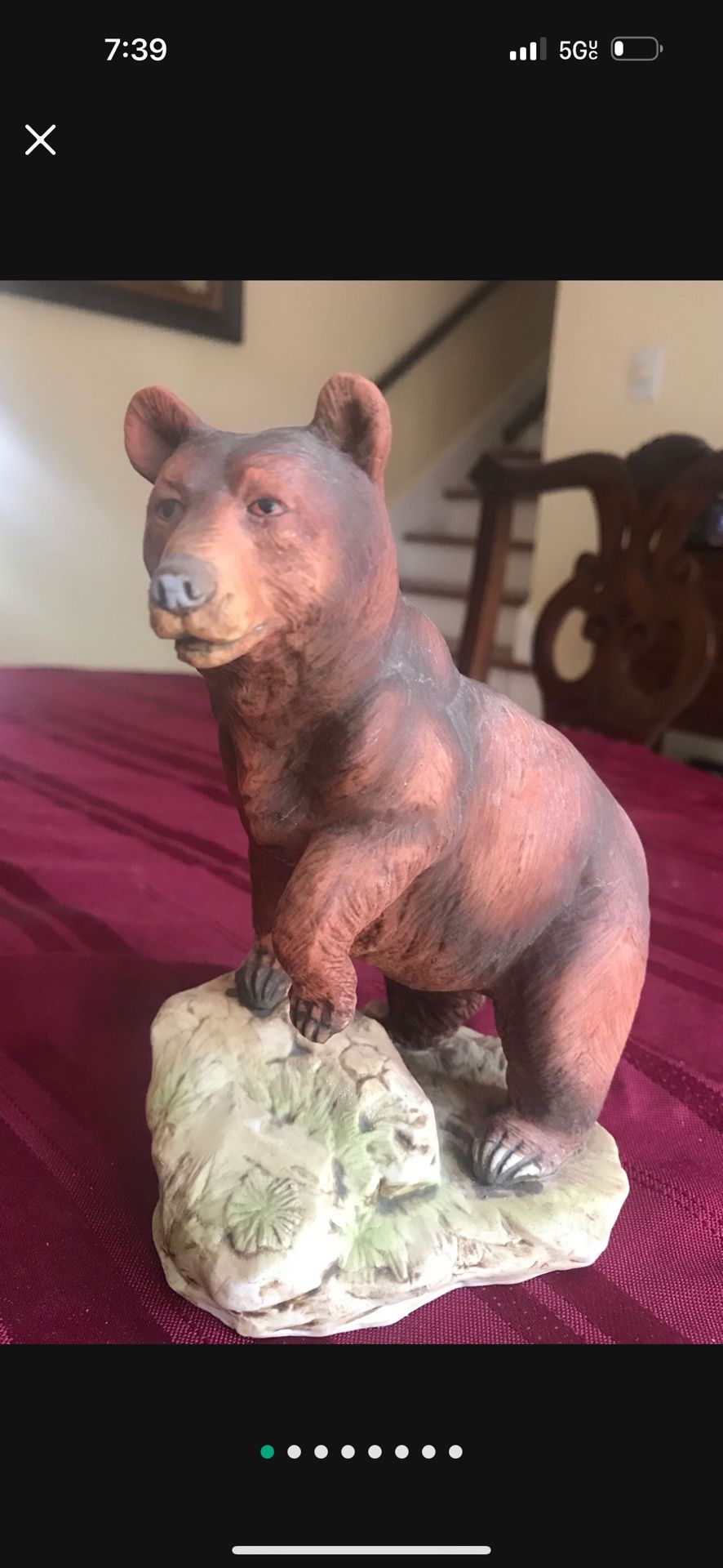 Bear Statue - Fine Lefton China