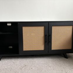 Rattan Console Table 