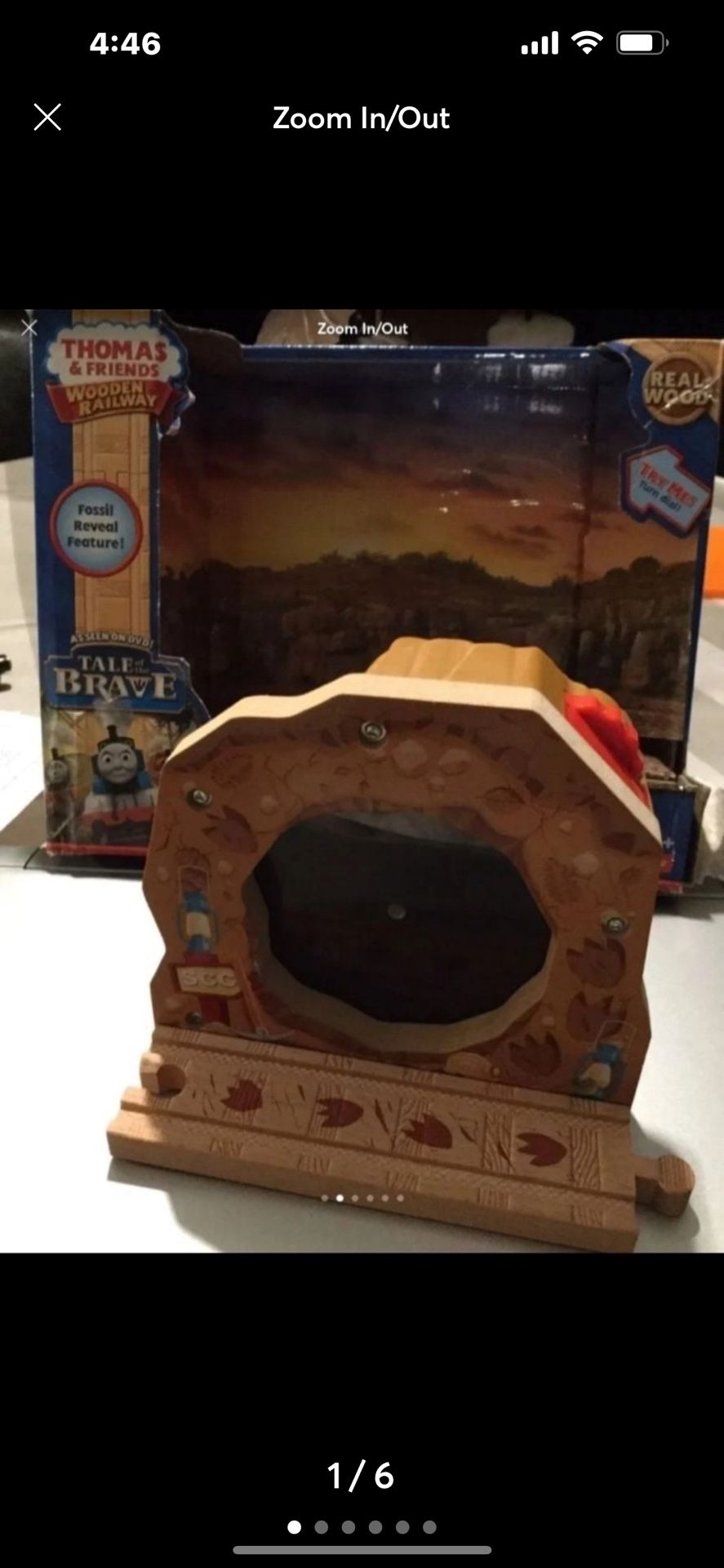 Thomas Fossil discovery wooden track