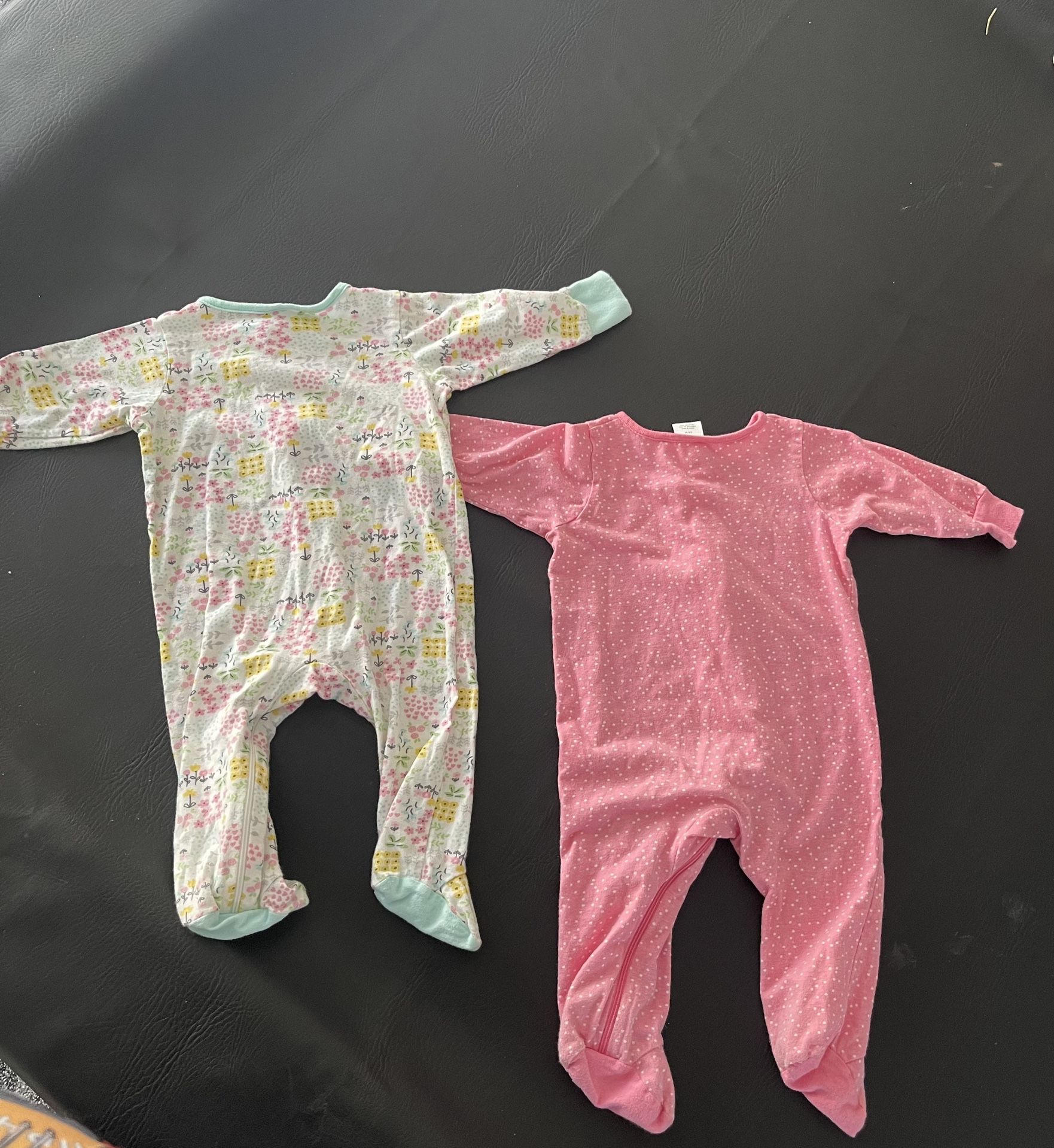 Infant Girl Long Sleeve Onesies (3-6 Months)