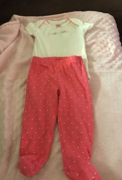 Baby clothes.