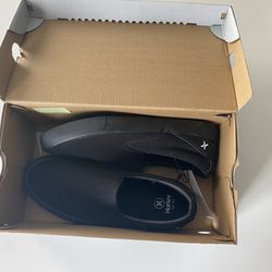 Hurley Men's Size 9 Canvas Slip-on Shoe, Black/Black