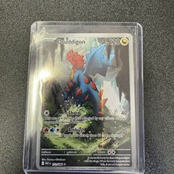 Pokémon TCG Druddigon 151/086 Illustration Rare White Flare EN NM