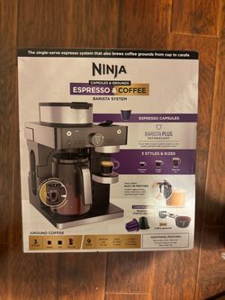Ninja Capsules & Grounds Espresso & Coffee Barista System