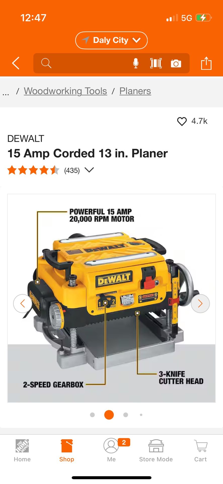 Dewalt Dw734