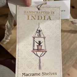 Macramé Shelving 