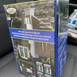 Solar Wall Mount Light Set