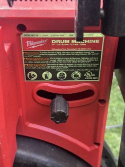 Milwaukee M18 Drain Snake Drum 350$