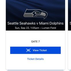 2 Seattle Vs Miami 9/22/24