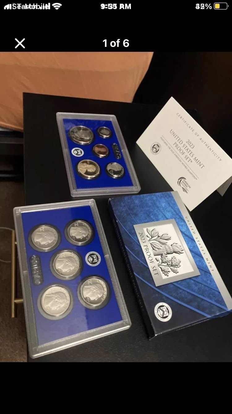 2023 United States 10 Coin Proof Set w/Box and COA