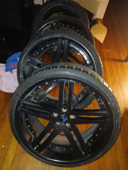 22 inch wheels w tires