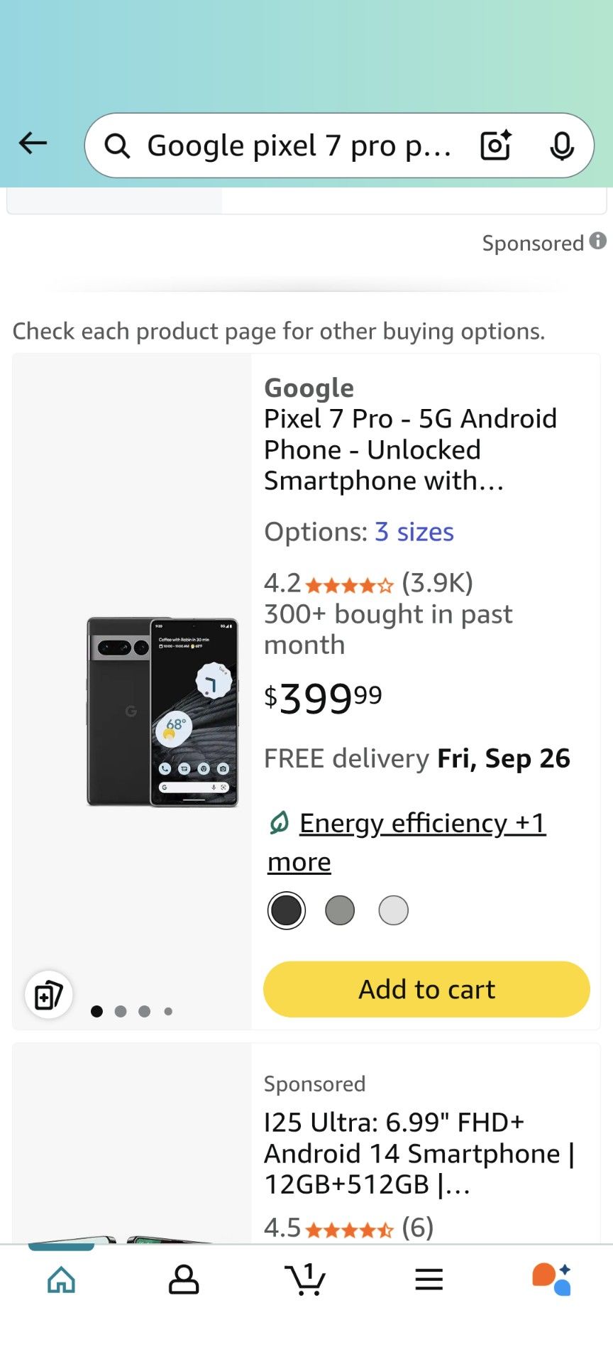 Google Pixel 7 Pro Phone