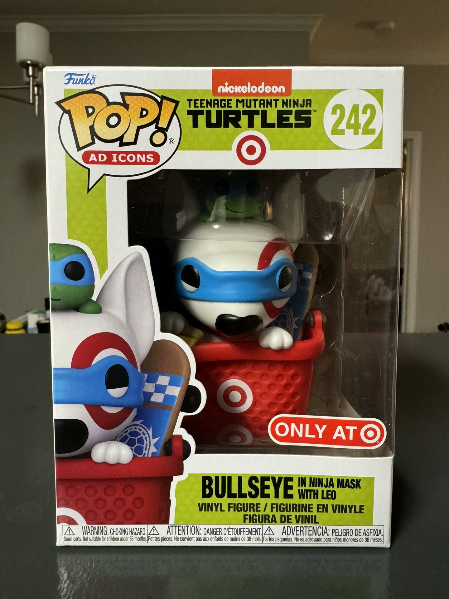 Target Exclusive Bullseye in Ninja Mask with Leo Funko POP!