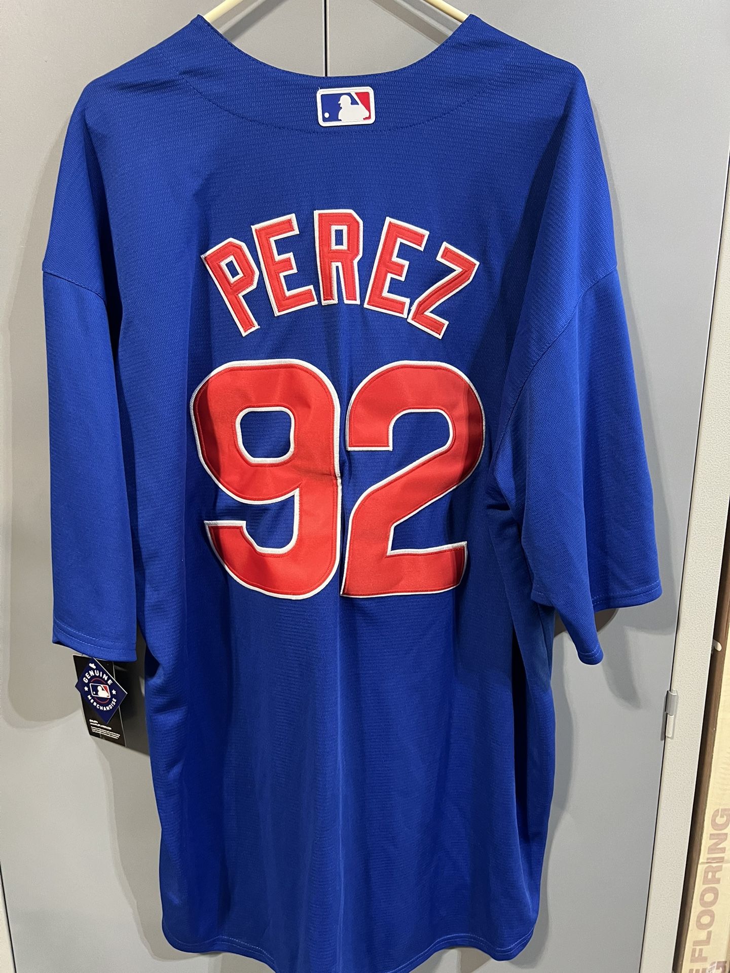 Perez Chicago Cubs Blue Jersey New Size 3XL