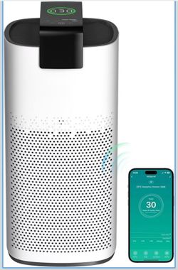 Air Purifiers for Home Large Room Up to 2800Ft² with PM 2.5 Air Laser Sensor, Hepa 3-in-1 air Filter Filters Airborne Particles, air purifiers With Sm