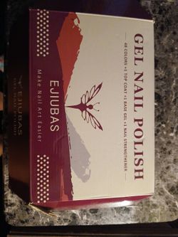 EJIUBAS GEL NAIL POLISH IN BOX