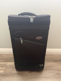 Luggage with garment bag