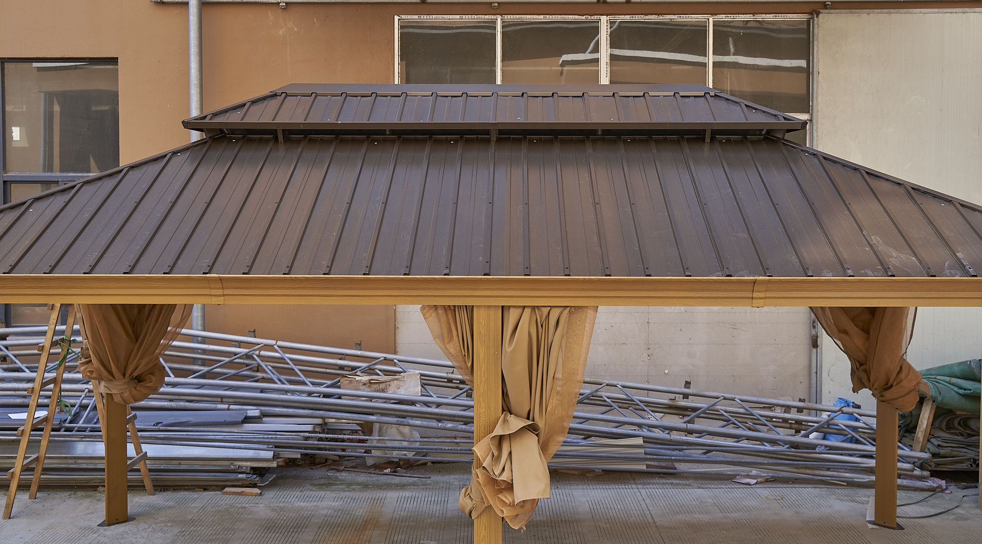 12x20 Hardtop Gazebo Metal