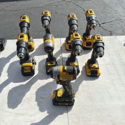 Dewalt Drills With Battery 