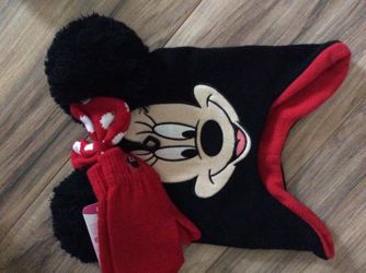 Minnie Mouse Knit Hat
