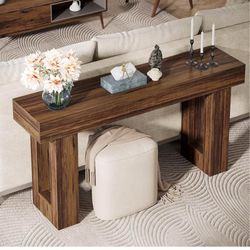 Rustic Brown - Farmhouse Console Table