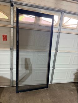 Black screen door