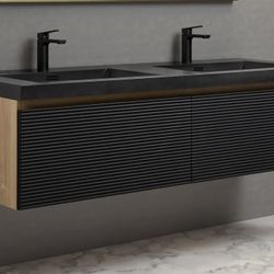 60” Bathroom Vanity With Top