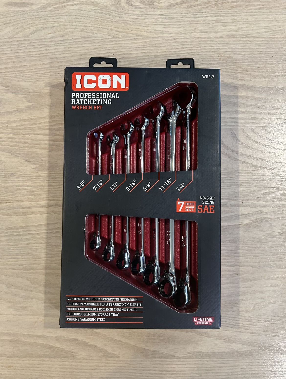 Icon Ratcheting Wrenches SAE New 