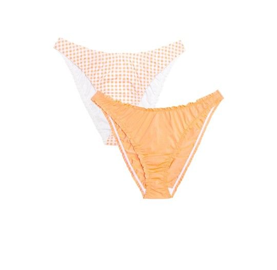 Nobo No Show Ruffle Bikini Panty, 2-Pack (BNWT)