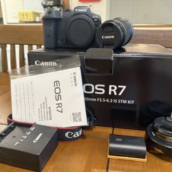 Canon R7 + RF-S 18-150mm Kit – Like New, Original Box, Low Shutter Count 