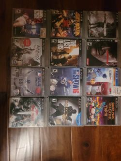 12 PS3 GAMES 