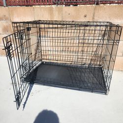 Dog Cage 25 in (H) 36 in (w) (Location In Description)