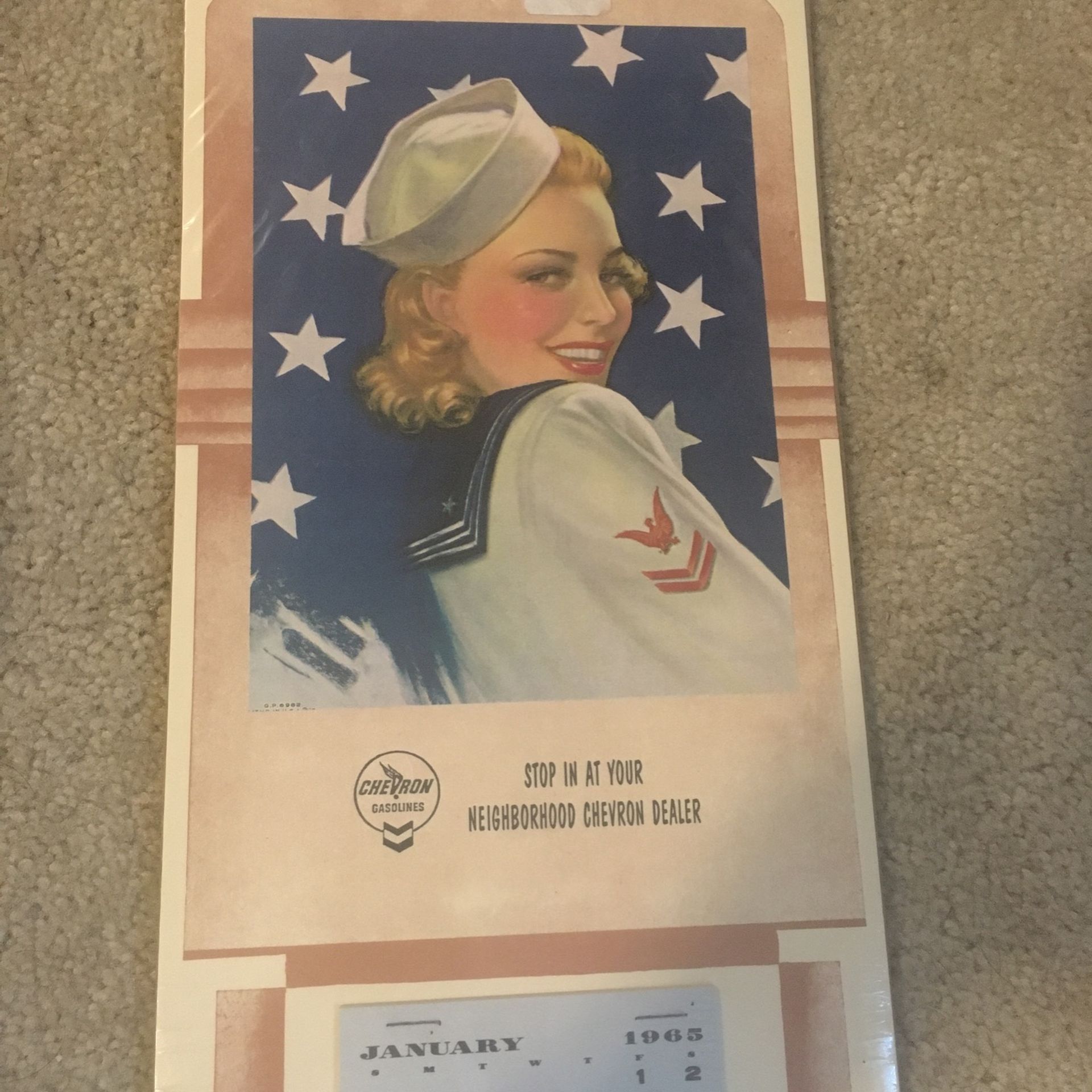 1965 Chevron Calendar