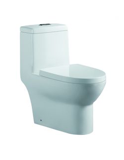 One Piece Toilet Double Flash With Full Skirt