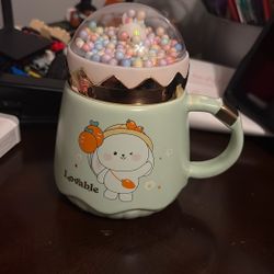 Mint Green Bunny Mug