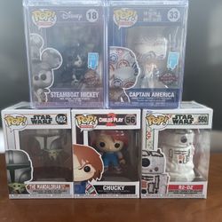 All 5 Funko Pops (Boxed)