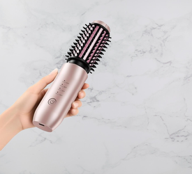 💫 Cordless Hair Curling 3-in-1 Portable Iron Brush Straightener Comb