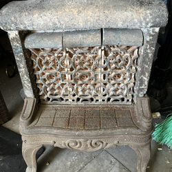 Antique Gas Fireplace 