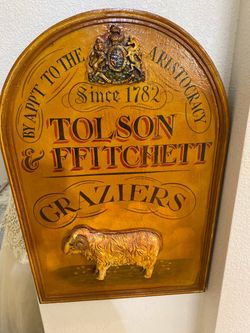 Vintage decorative sign